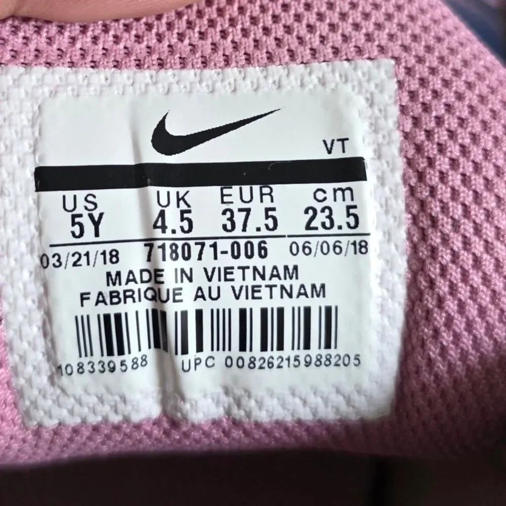 Nike Air Max Plus TN GS Black Pink Fade Sneakers 718071-006 Kids Size 5Y